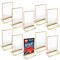 Azar Displays Gold Double-Sided Clear Acrylic Frames with Accent Trim 5 W x 7 H, 10PK 152799-GLD-10PK - alternate 1